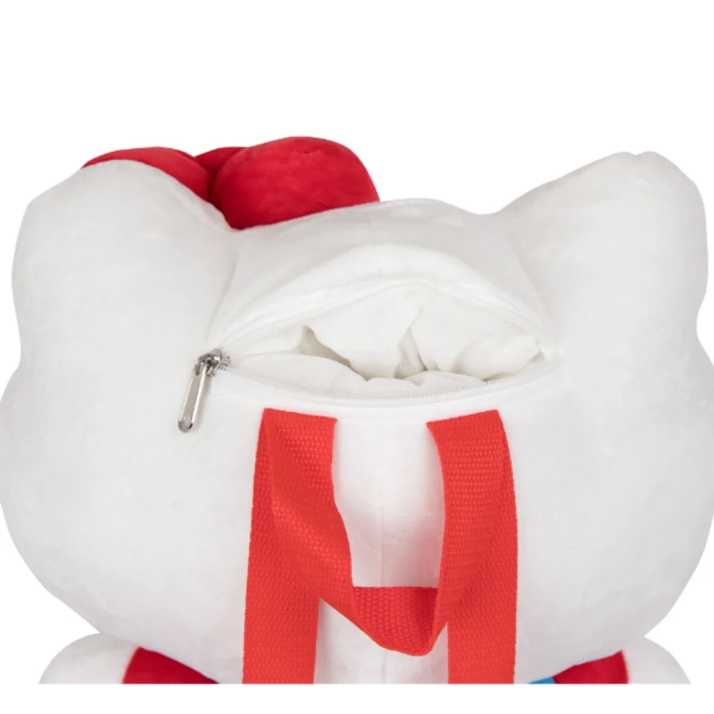Hello Kitty 😻💖 Big Red Bow 15" Plush Backpack NWT - Picture 8 of 10